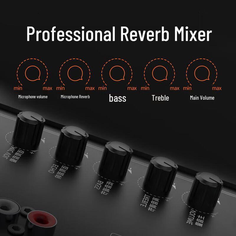 Sanshui SS6-12 Portable KTV & Guitar Trolley Speaker