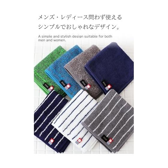 Imaa Imabari Towel Hand Towels, 6-Pack, for Business, Commuting, Gym, Highly Absorbent, Quick-Drying, 100% Cotton, Made In Japan, 25cm, Vacuum