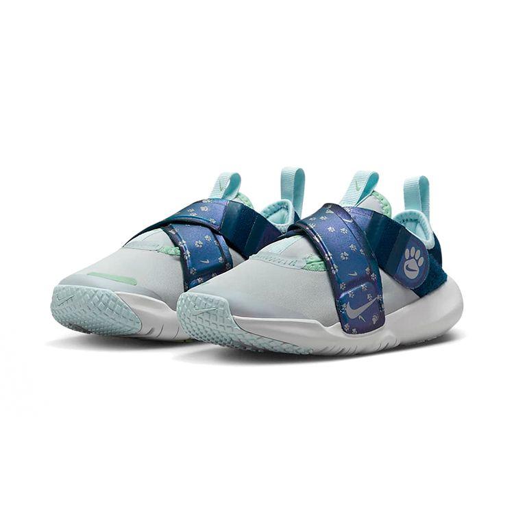 Детские кроссовки Nike Flex Advance SE PS Pawprints White Pure Platinum Valerian Blue — фото 3