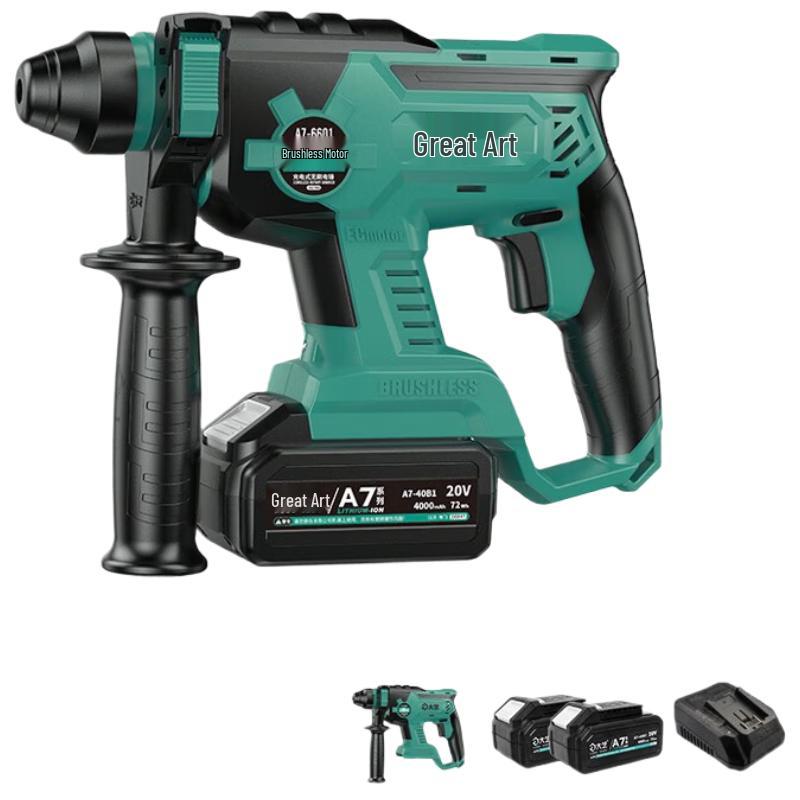 

Dayi 20V Cordless Brushless Rotary Hammer A7-6601 CN plug (adapter included)