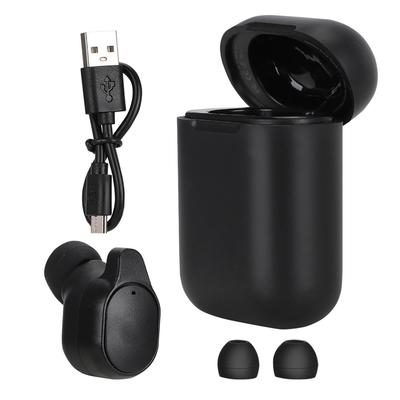Smart Wireless Bluetooth 5.0 Single Ear Translation Headset Earphone with Charging Box