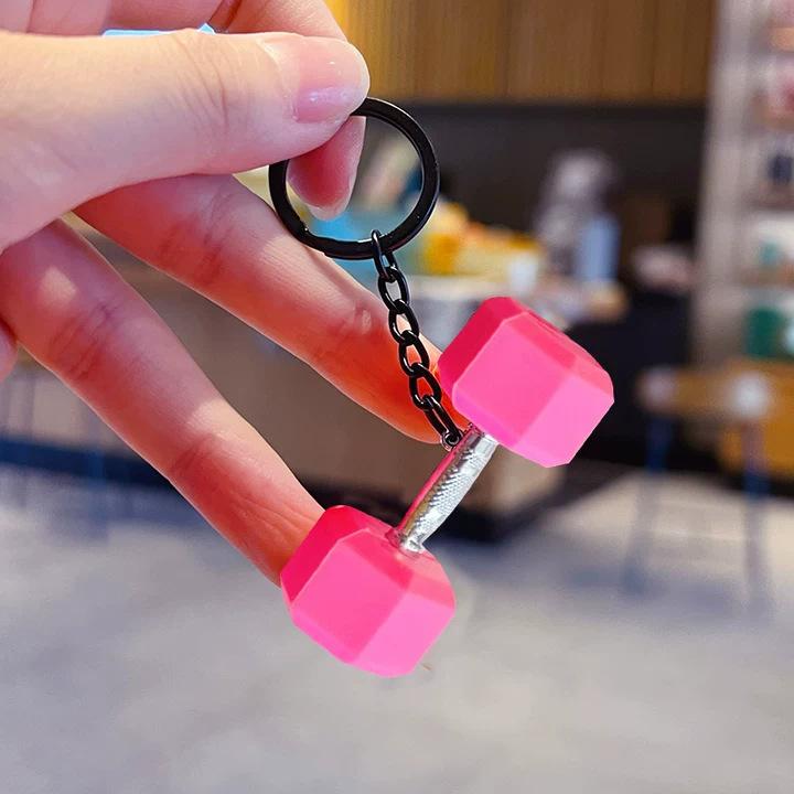 Portachiavi Manubrio Portachiavi Manubrio in Silicone Regali per Palestra Per Amanti della Palestra Regalo per Personal Trainer Ciondolo per Zaino Chiave Auto