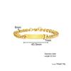 Plate Id Tag Bar Bracelet Cuban Link Chain Brazalets Engravable Name Stainless Steel Bracelet for Men Women Couple Bangle Jewels