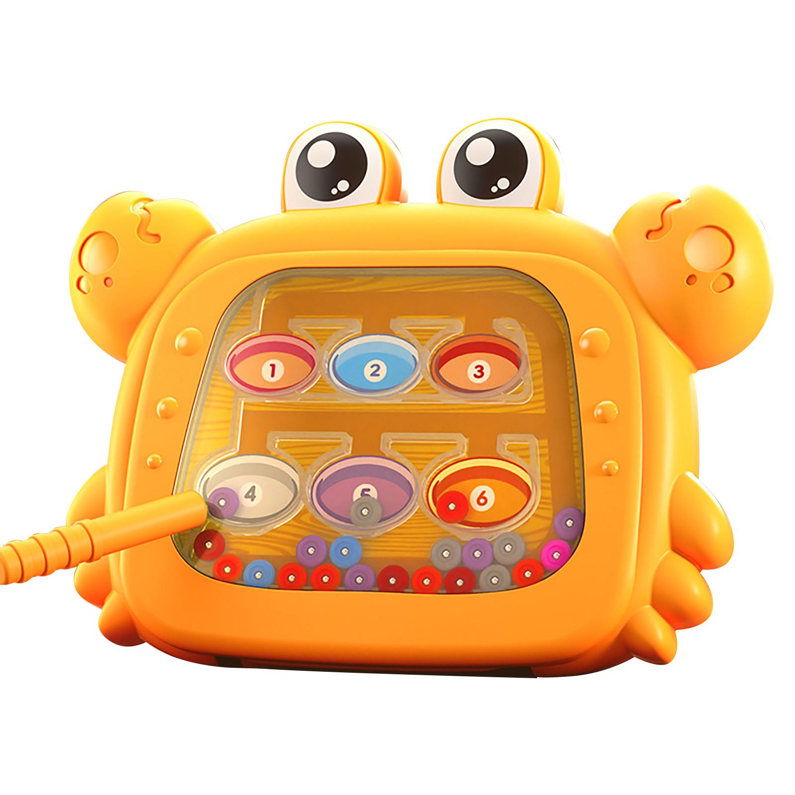 

Magnetic Maze Beads Boardd Magnetic Maze Beads & Drawing Board Double-Sided, Erasable Doodle Toy With Numbered Beads , One Size жёлтый