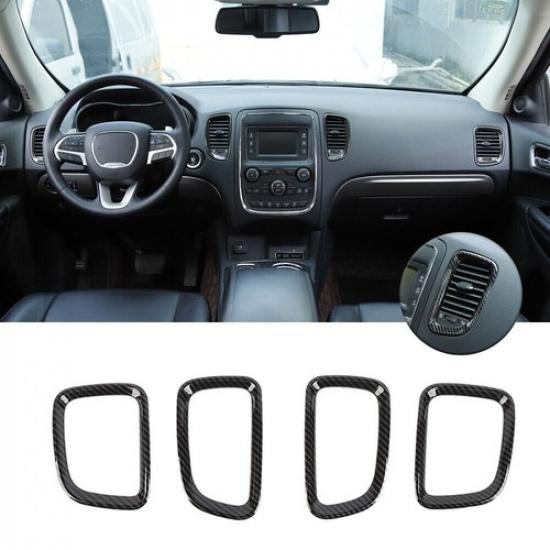 För 2011-20 Dodge Durango luftkonditioneringsventil utloppsring skyddslister tillbehör