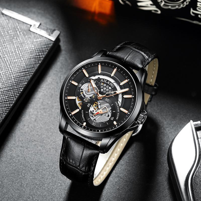 AILANG Hohle mechanische Uhr Herrenuhr Neue vollautomatische Trend-Herrenuhr