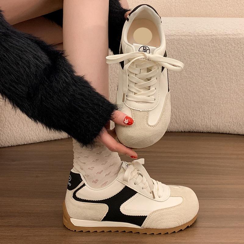 Women s Retro Shoes, Casual Sports Shoes, Anti-slip Platform Shoes 35 чёрный