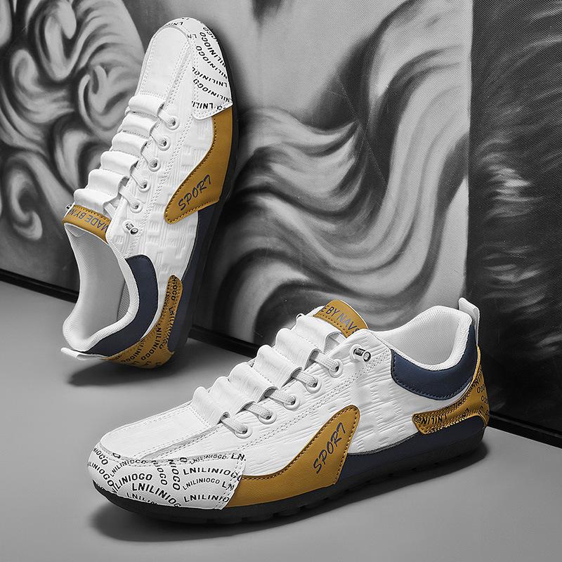 Shoes autumn new outdoor thin waterproof sports style casual shoes free lace-up Forrest Gump Doudou shoes 39