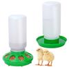 1L Poultry New Thickened Feeder and Drinker Chicken Feeder Bucket Automatic Water Food Dispenser Chick Drinker Feeding Bucket