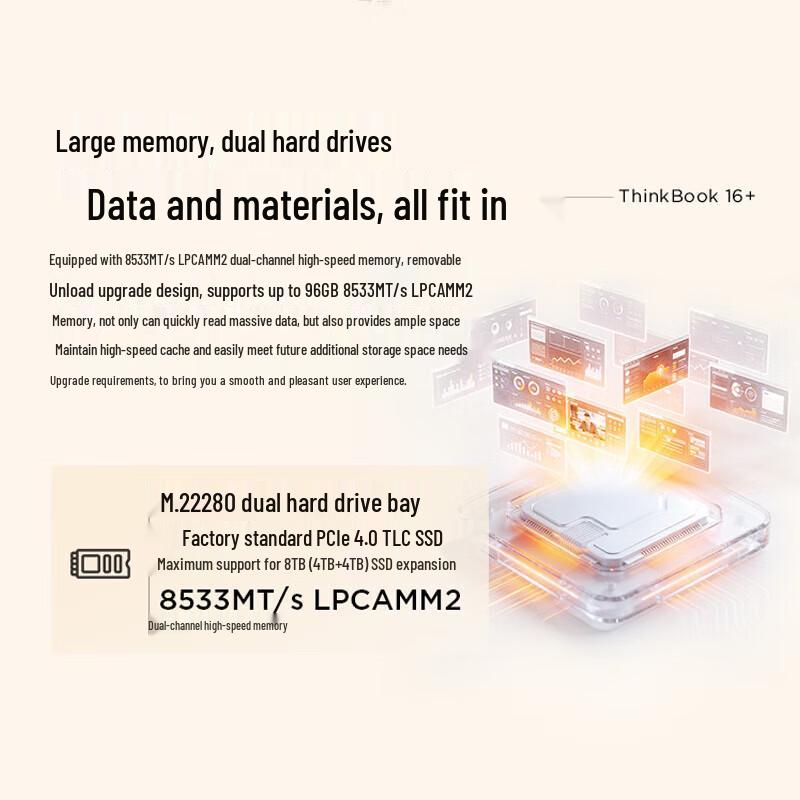 Lenovo ThinkBook 16+ G8+ AI Laptop (CN version)