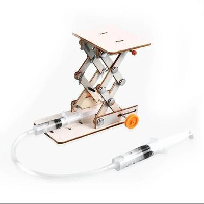 Diy Hydraulic Experiment Lifting Platform Children'S Science Toy Puzzle Steam Technology Physics Teaching Tool Science Teaching