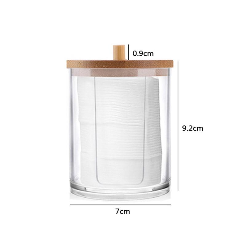 Make-up-Organizer für Wattepads Schmuck Kosmetik Aufbewahrungsbox Q-Tip-Behälter Damen Aufbewahrung Make-up-Organizer Badezimmer-Organizer