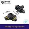 Small 65 Type Press Single-Acting Air Pump Non-Return Oil-Free Three-Way Copper Check Valve