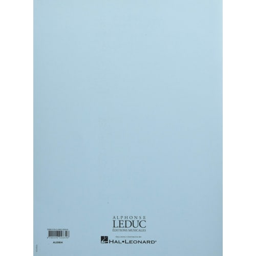 Dubois: Saxophone Concerto (Saxophone, Piano) Leduc Publishing