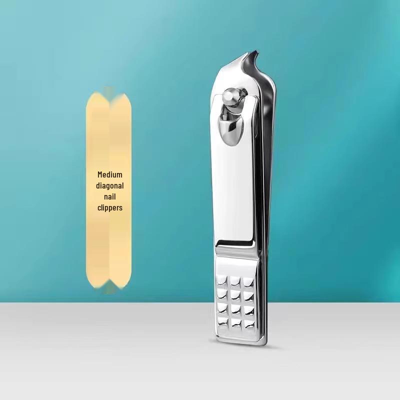 Deutsches Technik Nagelknipser-Set: Schräge, spitze und flache Spitzen mit Ohrlöffel - Familien-Maniküre-Set