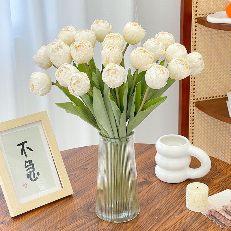Hochwertige künstliche Tulpen-Dekoration: Realistische Fotografie-Requisiten für Zuhause & Wohnzimmer