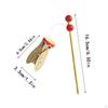Traditional Chinese Wood Cicada Toy Noise Maker DIY Handmade Educational Toys Assembly Required for