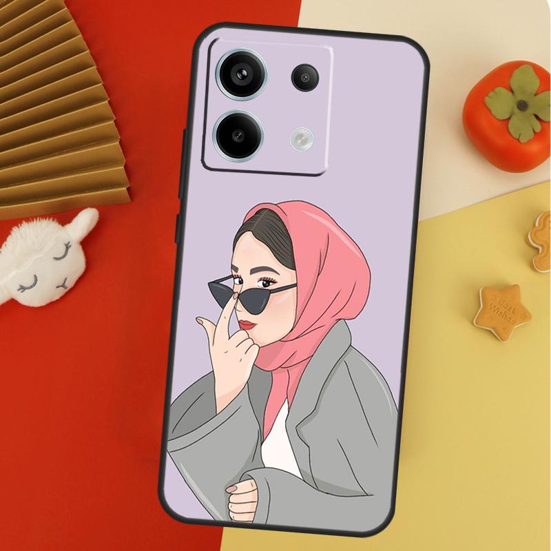 Muslim Women Islamic Girl Case For Xiaomi Redmi 14C 13C 10C 12C Redmi Note 9S 10S 11S 12S 9 10 11 12 13 14 Pro Cover