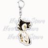 Cartoon Anime Series Helluva Blitzo Keychains Boss Keyring for Accessories Bag Pendant Key Chain Ring Jewelry Fans Friends Gifts