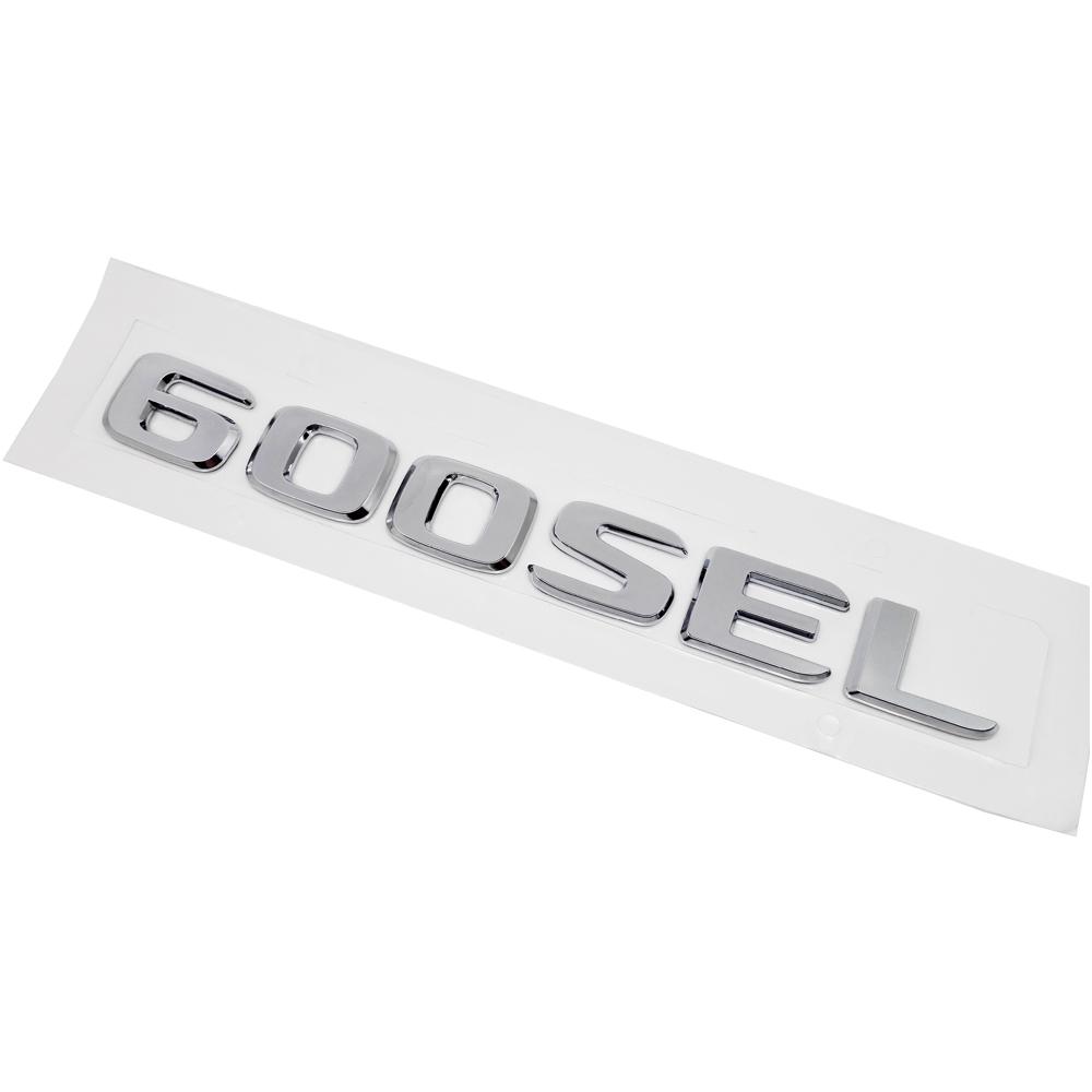 ABS Plastik 300SEL 500SEL 560SEL 600SEL Bagaj Arka Logo Rozet Amblem Etiketi S Sınıfı İçin