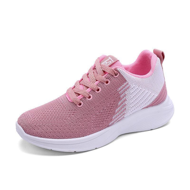 Sneakers Fashion fly-woven mesh casual shoes Running soft-soled simple women's shoes