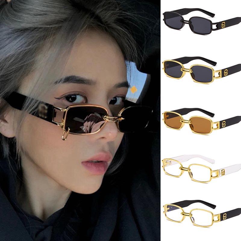 Fashion Small Frame New Square Sunglasses For Women Retro Unisex Outdoor Shades Wild Eyewear Square summer beach Sun Glasses