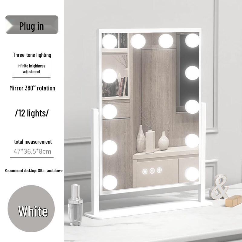 LED Desktop Makeup Mirror