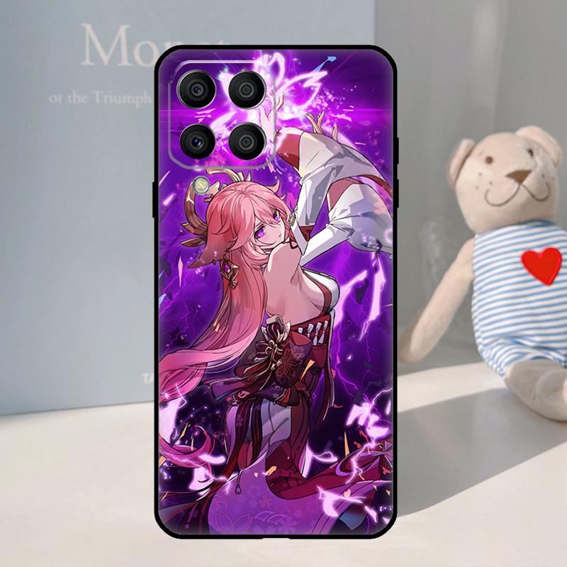 Genshin Impact Yae MIko For Samsung Galaxy M16 M06 M33 M13 M35 M53 M11 M21 M31 M55 M15 M14 M34 M54 M12 M32 M52 Case