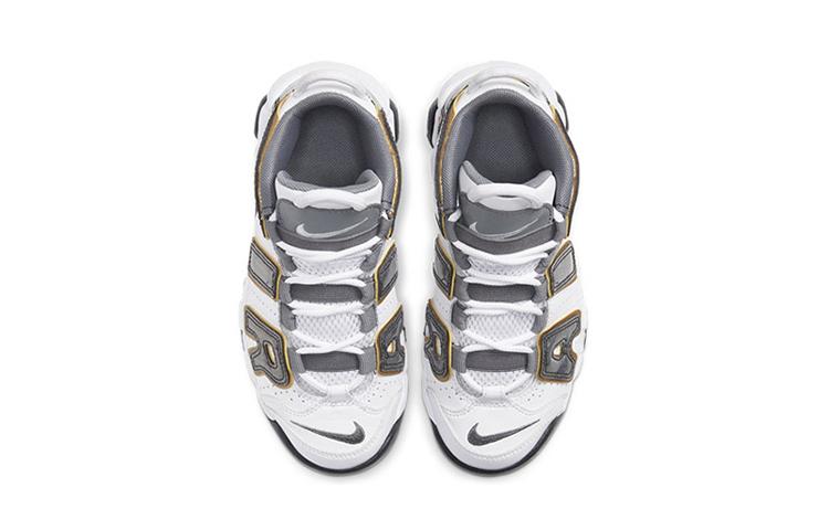 Nike Air More Uptempo White Anthracite Snakeskin PS CQ4581-100