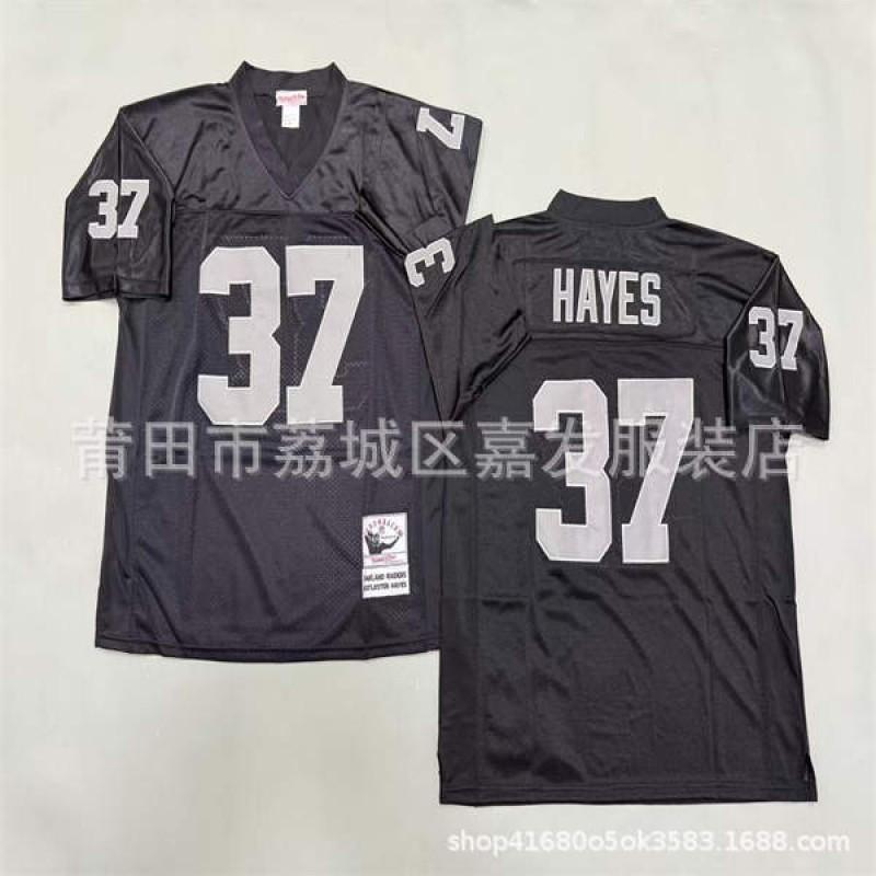 Rugby Jersey Oakland Raiders Retro Style Embroidered Football Uniform Mens Cotton Sport Shirt