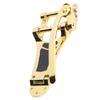 Guitar Tailpiece Tremolo Bridge Replacement with Hand Crank Stringed Instrument AccessoriesGold