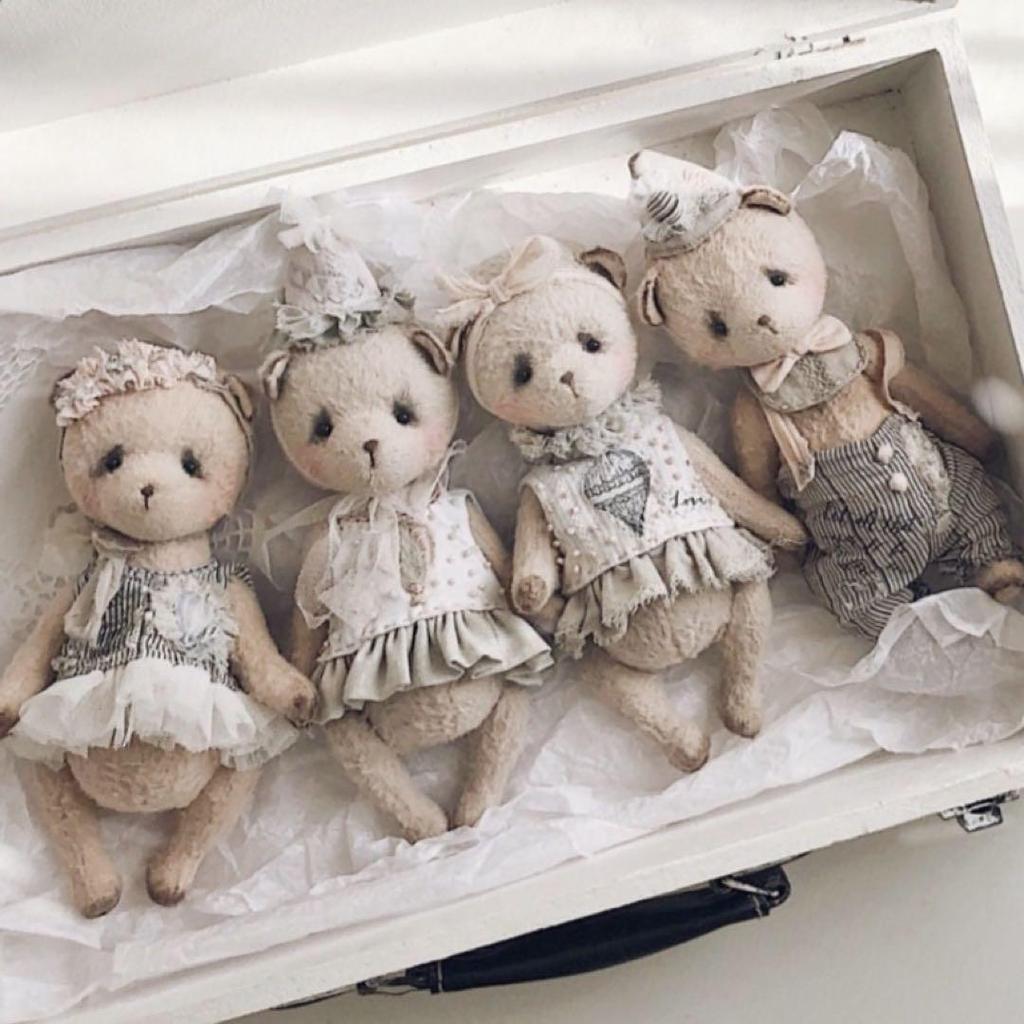 [USED] Balloon-loving Bear, Vintage Teddy Bear, Overseas Artist, OOAK