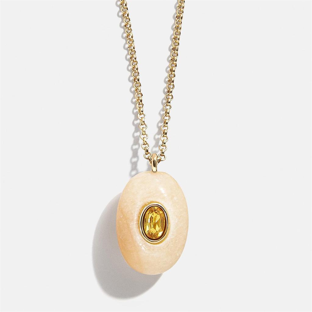 Colorful Charm Pendant Necklace for Women | Enamel Teardrop Design | Gold Plated Jewelry