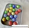 16mm Mixed Checkered Glass Beads & Marbles - Nostalgic Crystal Balls for Kids
