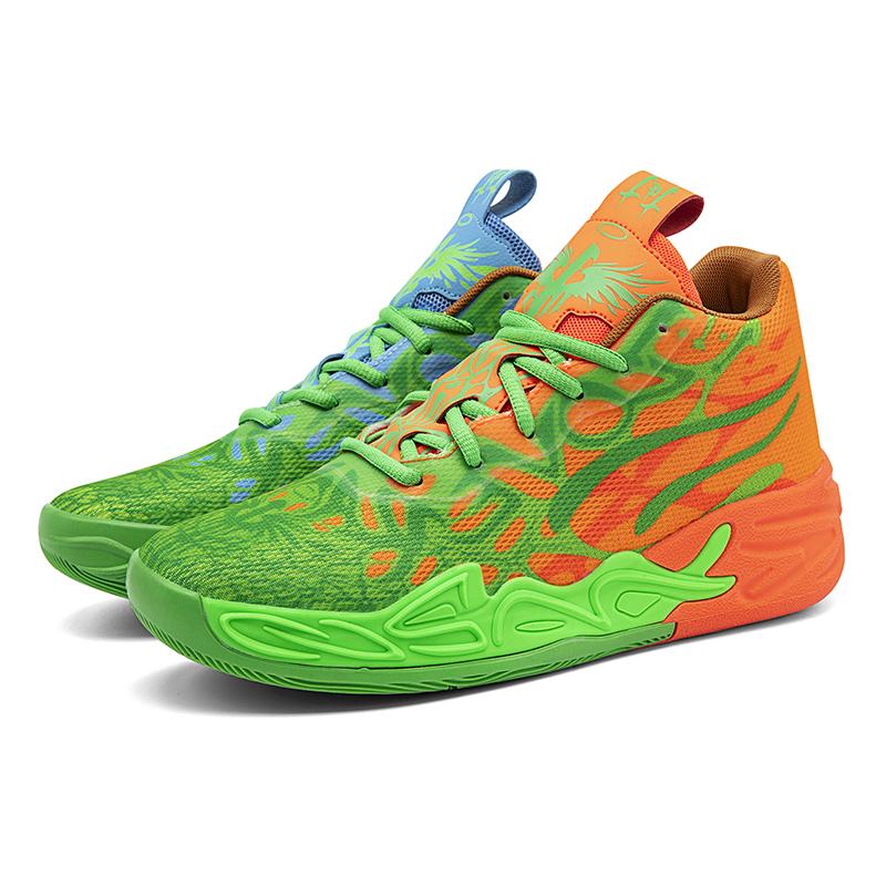 Men's practical professional basketball shoes, shock-absorbing and cushioning sports shoes, and women's anti-slip training shoes