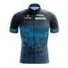 Completo da Ciclismo Estivo a Maniche Corte da Uomo per Mountain Bike Bici da Strada Tuta da Ciclismo Asciugatura Rapida Traspirante