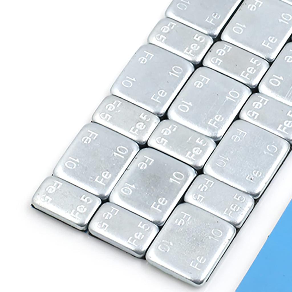 uxcell Wheel Balance Weight Adhesive Bag for Motorcycles 2.1oz 124 x 18mm 5pcs