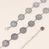 Waist Chain Women'S High Sense Women'S Retro Flower Waist Chain With Skirt Metal Chain Belt