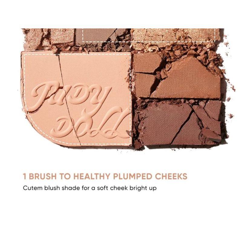 Judydoll - 7 Colors Palette - Pink Taro Grey Brown