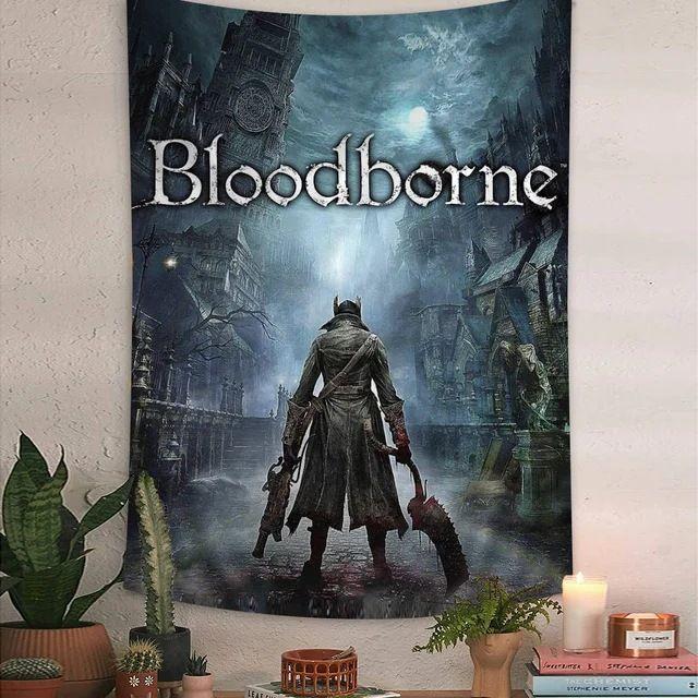 Bloodborne s Moonlight Tapestry 75x100