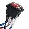 Waterproof 6-Pin 3-Speed Reverse Switch with Wire Self Resetting Toggle Motor Switch Durable Power Supply