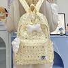 Schoolbag Schoolbag Junior High School Girls Girl Heart Atmosphere Polka Dot Bow Versatile High Value Female Student Backpack High School