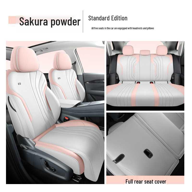 Galaxy E5 All-Season Universal Leather Seat Cover: Full Coverage, Breathable, Car Cushion