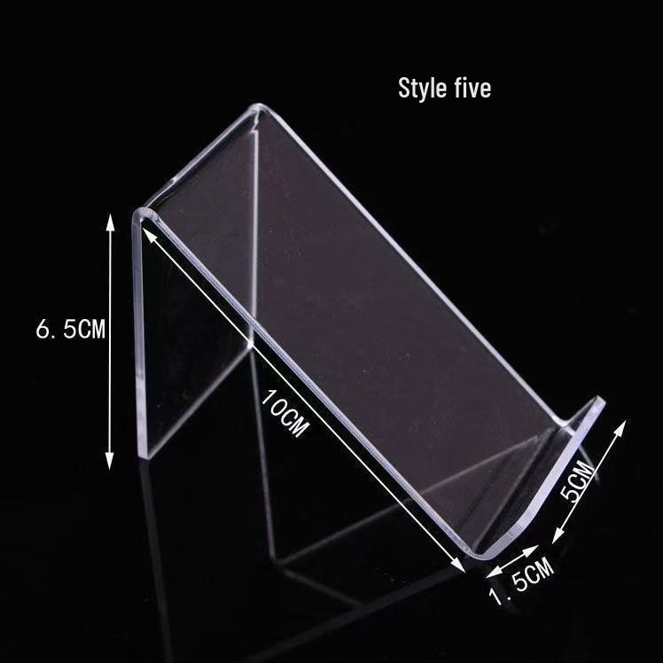 Acrylic Transparent Mobile Power Bank & Phone Display Stand with Multiple Styles
