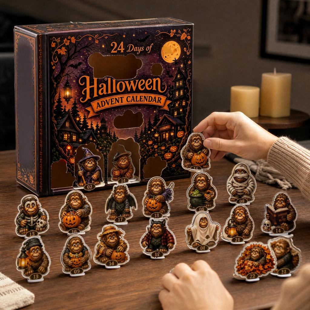 2D Flat Countdown Calendar with Surprises for Collectors