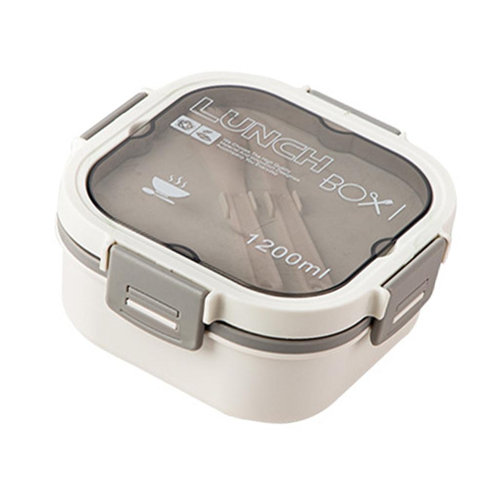 2 Layer Plastic Salad Lunch Box Microwave Safe Salad Lunch Container Portable Fruit Fat Reducing Light Food Picnic Box