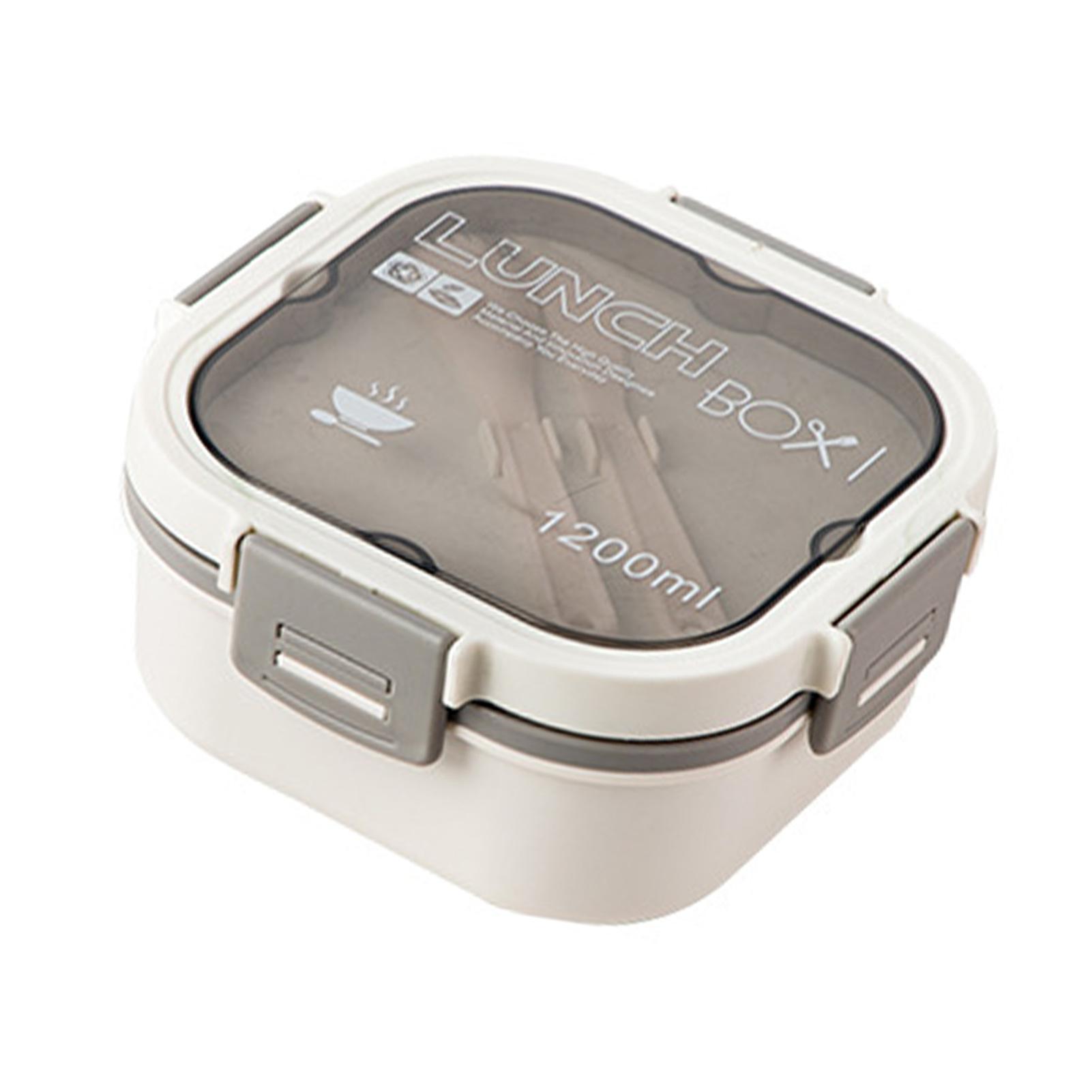 

2 Layer Plastic Salad Lunch Box Microwave Safe Salad Lunch Container Portable Fruit Fat Reducing Light Food Picnic Box