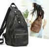 Vintage Chest Bag Women's Travel Crossbody Bag Multi-functional Backpack