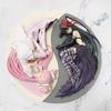 Magical Girl Little Round Lying Sleeping Position Anime Figure Akemi Homura Kaname Madokapvc Action Figure Collectible Model Toy