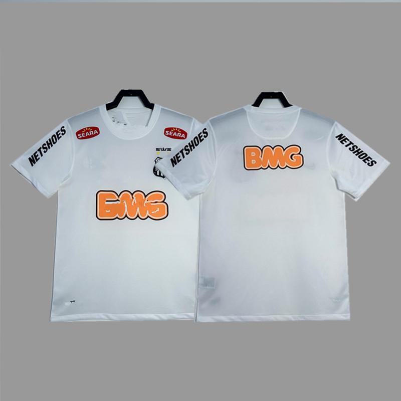 1213 Santos retro jersey football jersey classic nostalgic Neymar jersey competition jersey long short sleeve sportswear